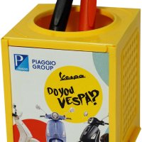 Pen Stand Vespa Yellow